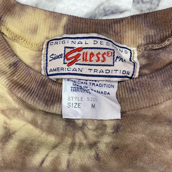 Guess Vintage Tie Dye Crop Top - Picture 2 of 6